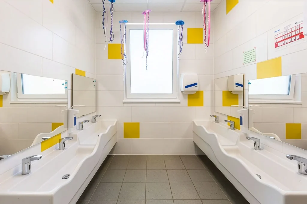 Inspiration: Sanitärausstattungen für Kindertagesstätten 1 sanitaeranlagen kitas1