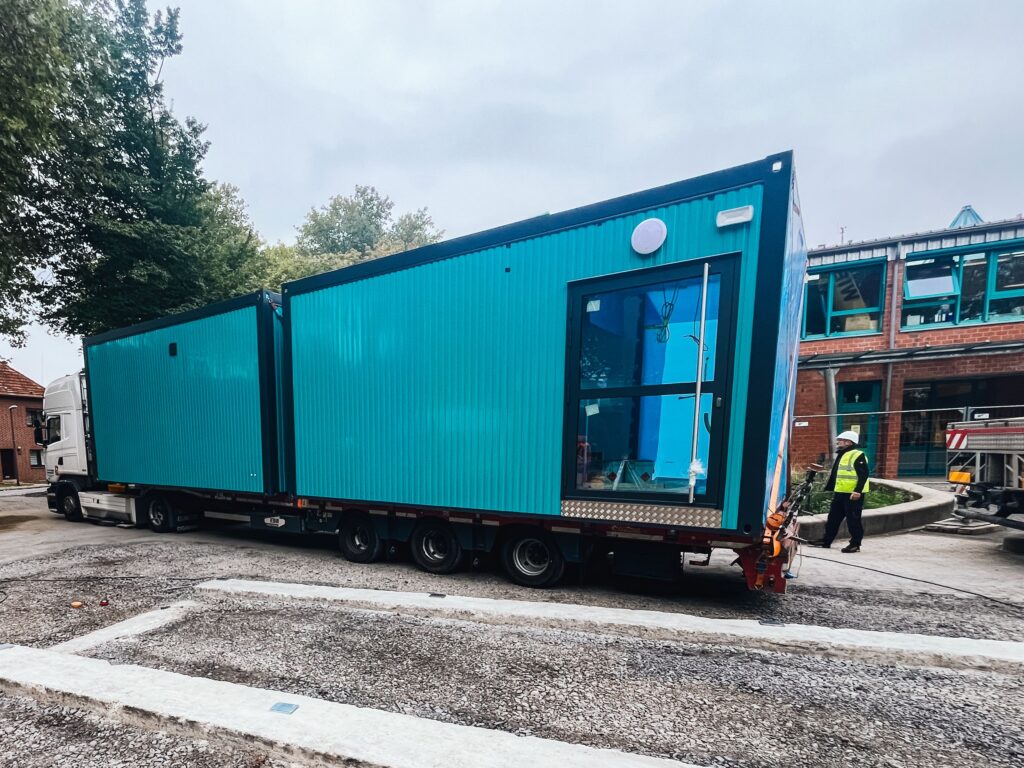 Baustart für modulare Schulerweiterung 1 schule herne1