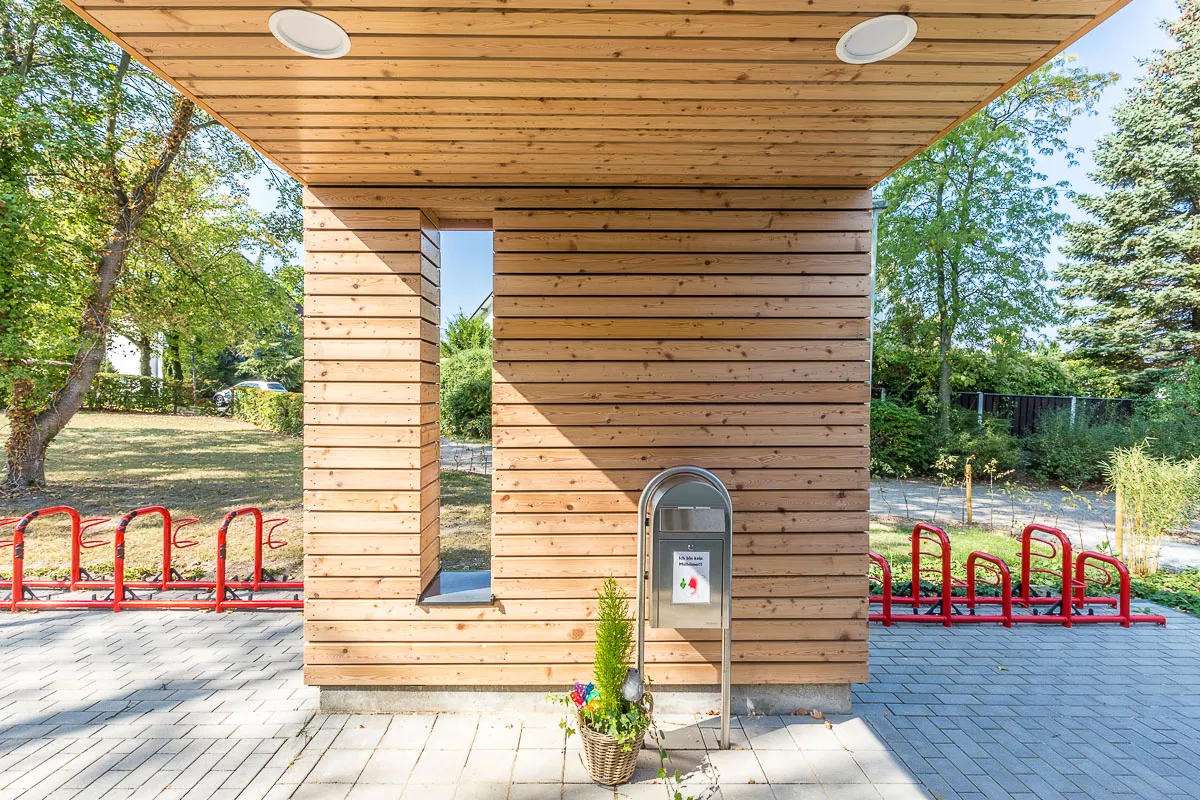 Kindertagesstätte Universität Paderborn 5 Detailaufnahme vom Eingang der Kita in Paderborn