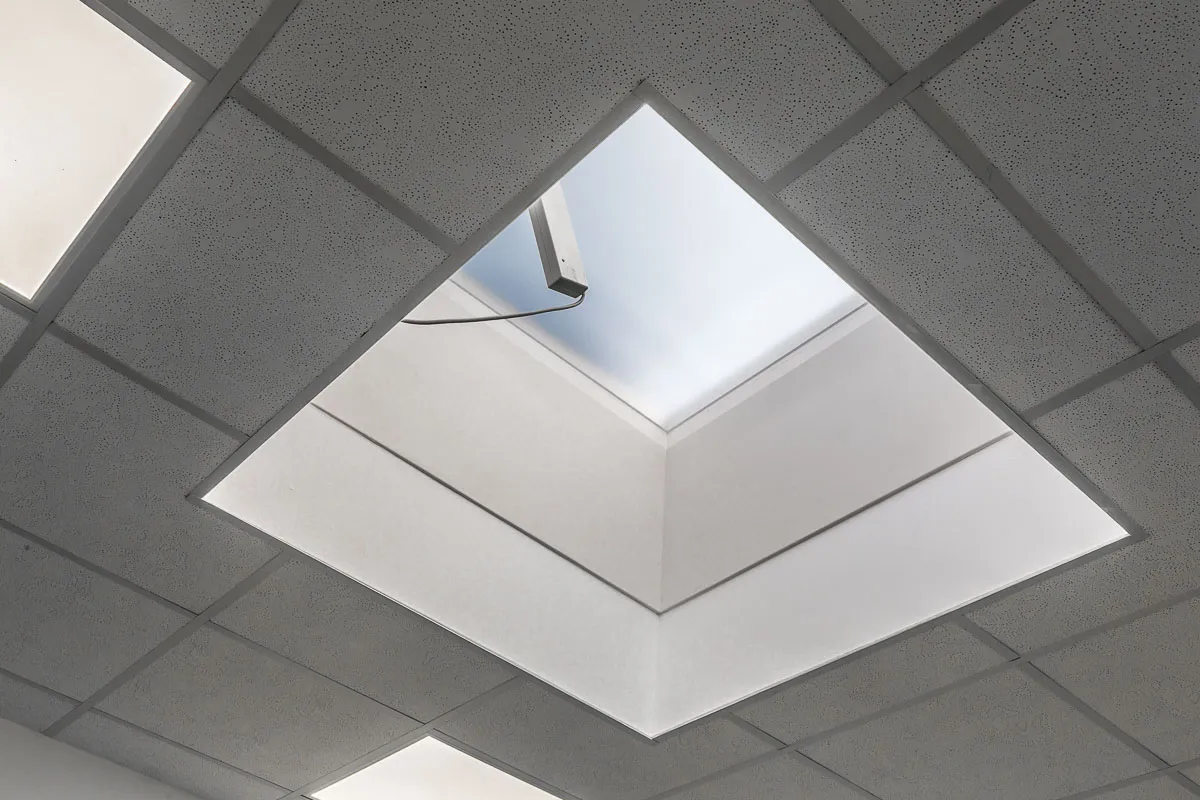 Kindertagesstätte Universität Paderborn 15 Detailaufnahme eines Dachfensters