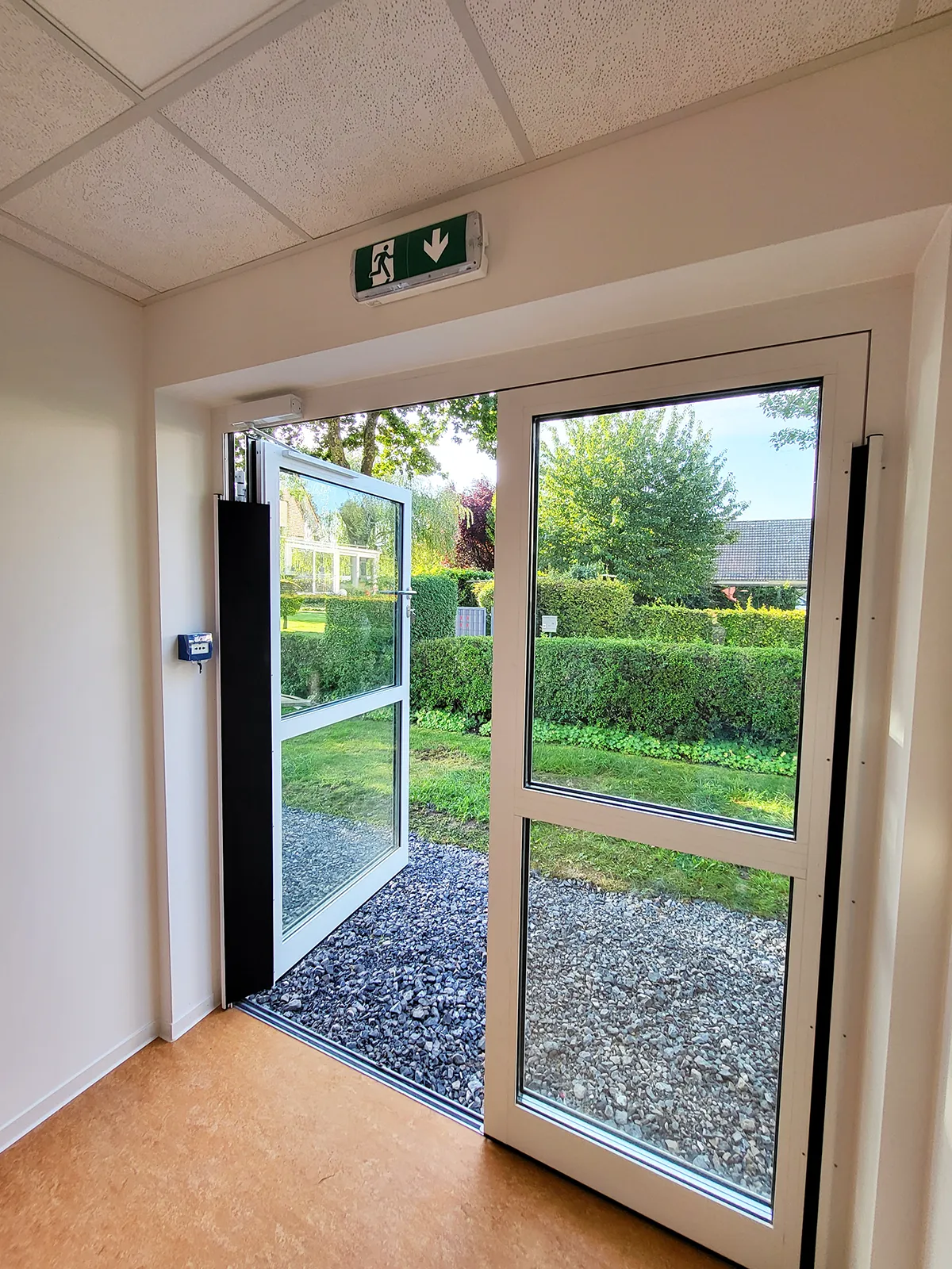 3x Kita in Modulbauweise • Kreis Warendorf 7 Aufnahme eines Eingangs der Kitas Warendorf